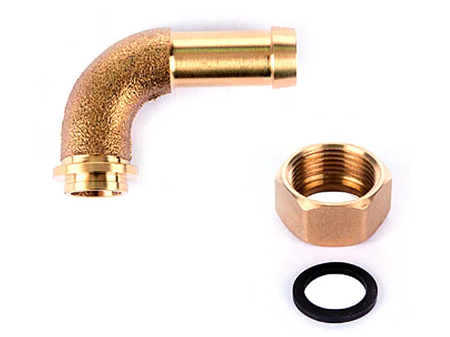 CONO 3/4" CURVO M.19  CON TUERCA Y JUNTA