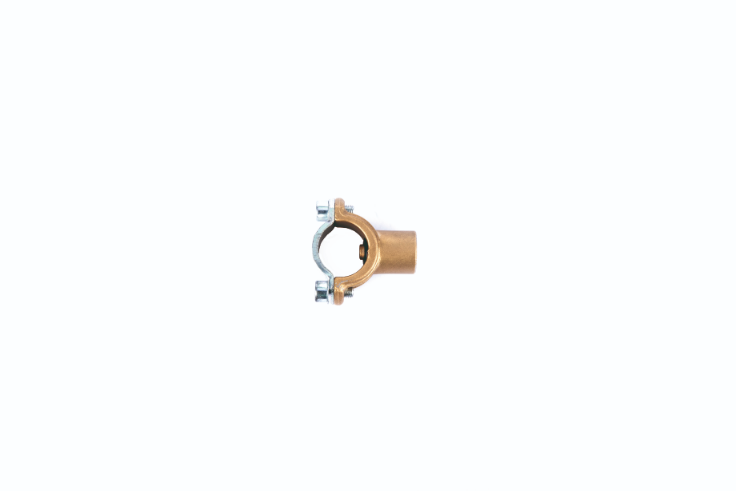 SOPORTE ABRAZADERA P/TUBO 1/2"-1/4"H X 28MM